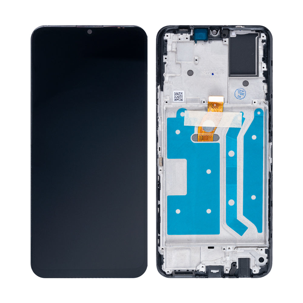 Honor X7 Display And Digitizer With Frame Black OEM
