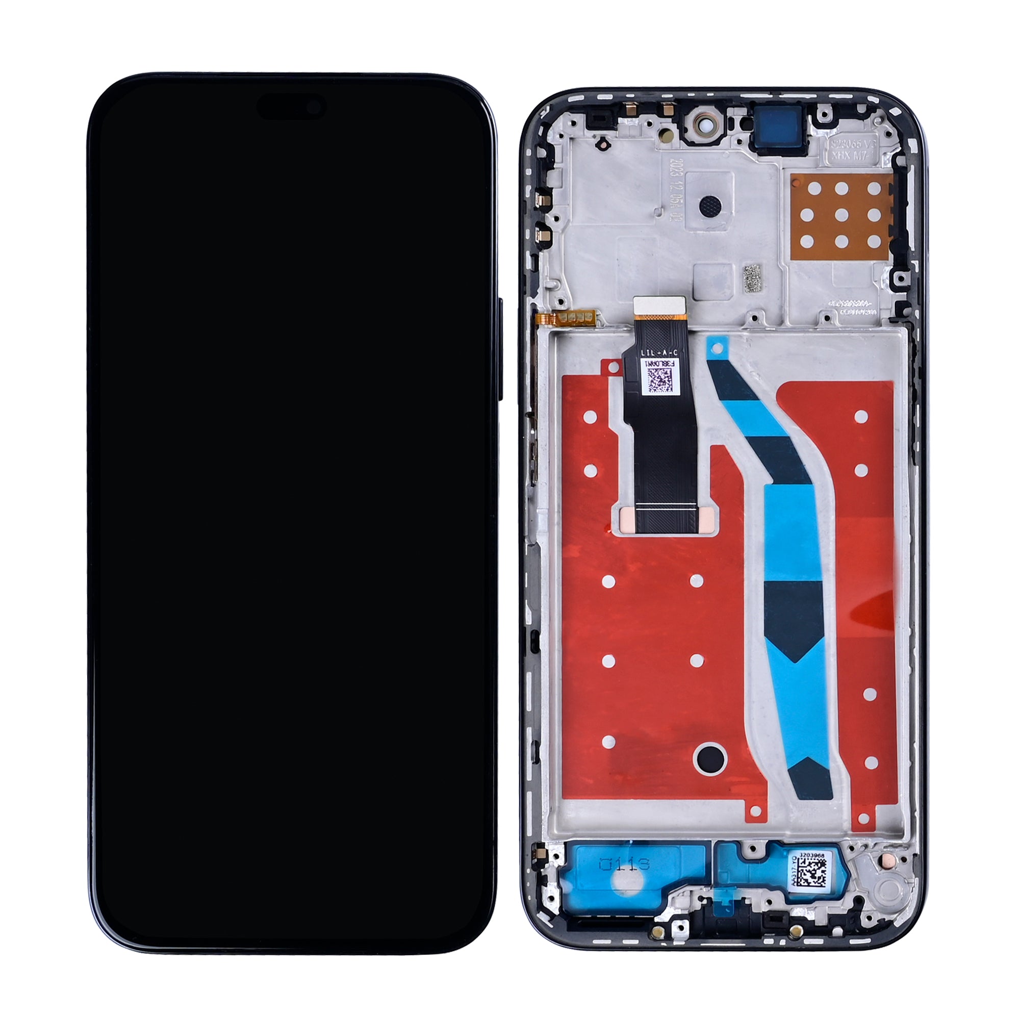 Honor 200 Lite, X8b, X50i Plus Display And Digitizer With Frame Black OEM