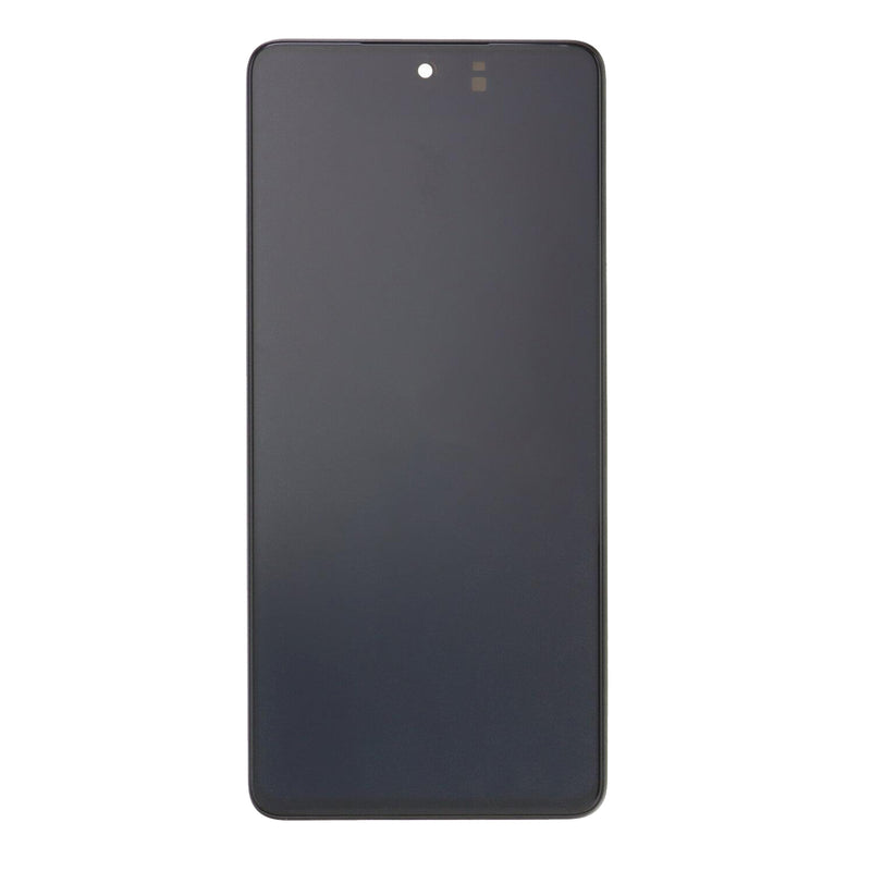 Samsung Galaxy M52 5G M526B Display And Digitizer With Frame Blazing Black SOFT-OLED