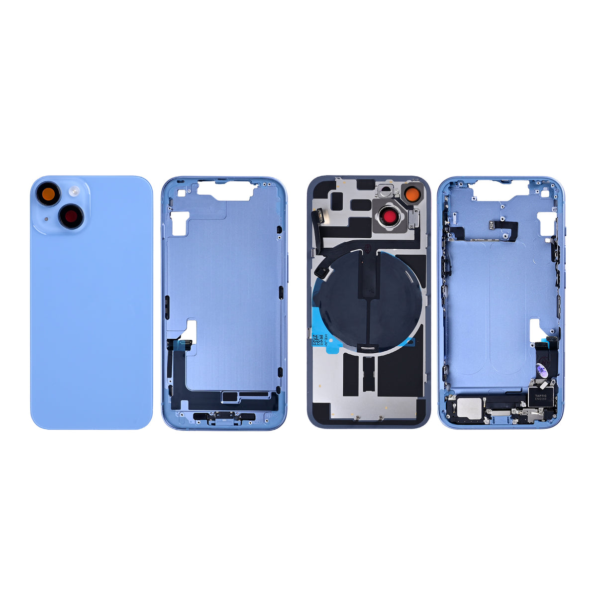 For Apple iPhone 14 Housing With Small Parts Blue OEM