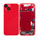 For iPhone 14 Complete Housing Incl. All Small Parts Without Battery And Back Camera Red