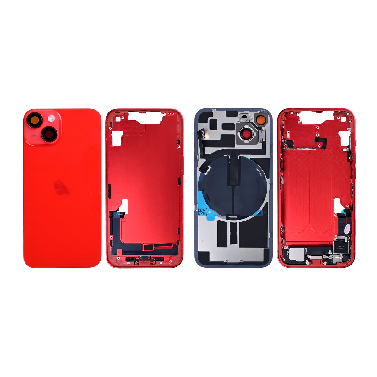 For Apple iPhone 14 Housing With Small Parts Red OEM