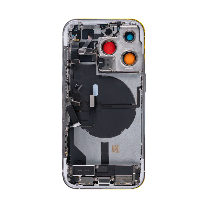 For iPhone 14 Pro Complete Housing Incl. All Small Parts Without Battery And Back Camera Silver