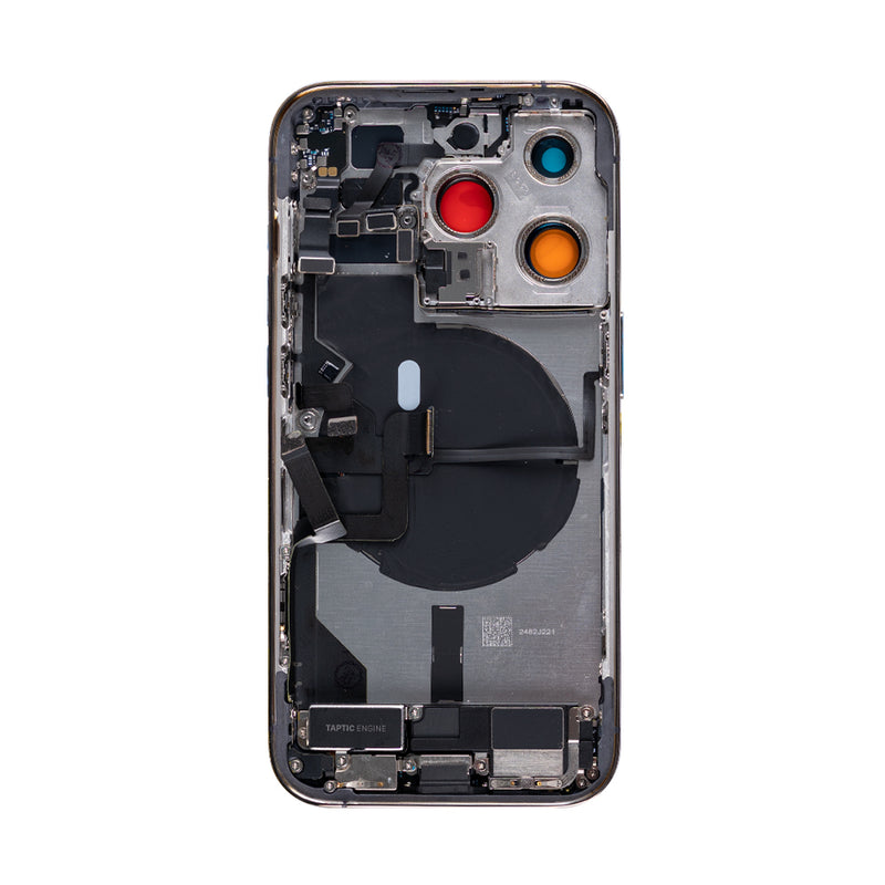 For iPhone 14 Pro Complete Housing Incl. All Small Parts Without Battery And Back Camera Deep Purple