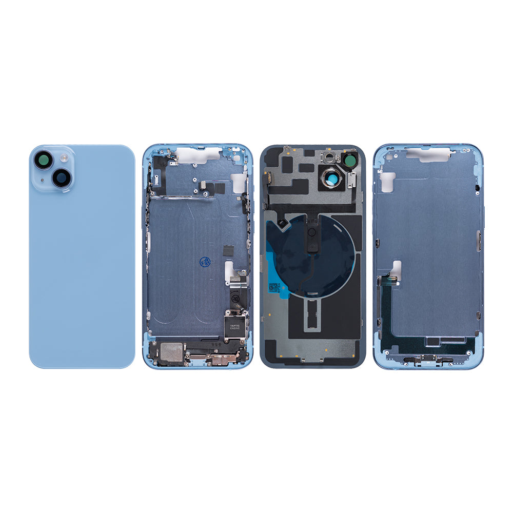 For Apple iPhone 14 Plus Housing With Small Parts Blue OEM