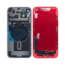 For iPhone 14 Plus Complete Housing Incl. All Small Parts Without Battery And Back Camera Red