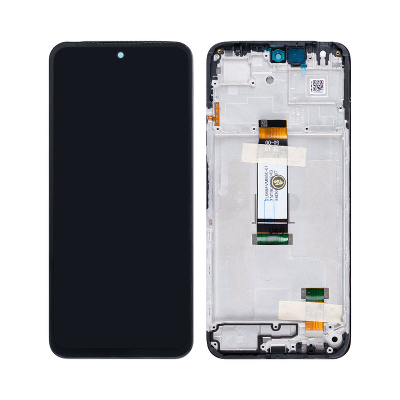 Xiaomi Poco M6 4G Display And Digitizer With Frame Black OEM