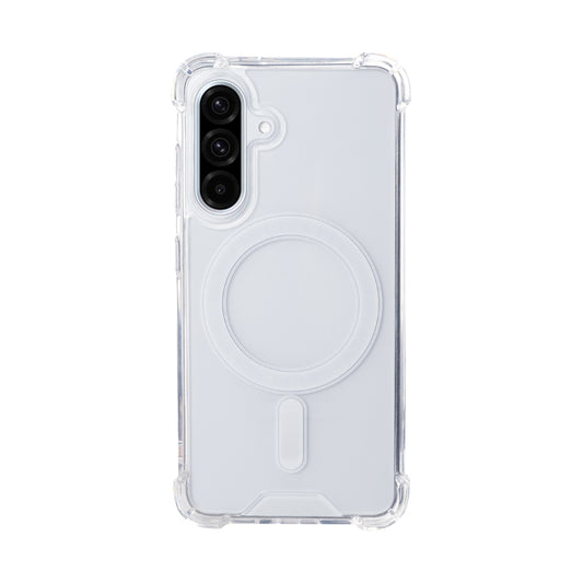 Rixus Anti-Burst Case With MagSafe Compatible For Samsung Galaxy A36, A37 Transparent