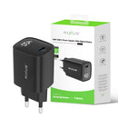 Rixus RXHC13 USB-C Power Adapter With Digital Display 45W Black