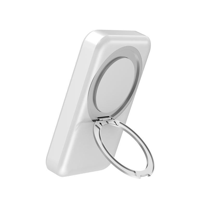 Rixus RXPB71A MagSafe Powerbank 10.000mAh With Foldable Stand White