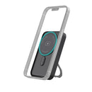 Rixus RXPB71B MagSafe Powerbank 10.000mAh With Foldable Stand Black