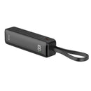Rixus RXPB03B Digital Display Powerbank 5000mAh With USB-C Cable Built-in Black