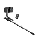 Rixus RXSF55 Phone Selfie Stick With AI Face Tracking Camera Black