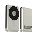 Rixus RXPB76A MagSafe Powerbank 10.000mAh With Built-in Cable Silver