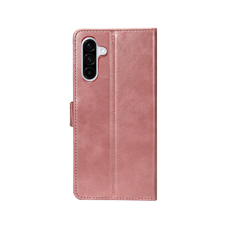 Rixus Bookcase For Samsung Galaxy A36 A366B Pink