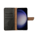 Rixus Bookcase For Samsung Galaxy A36 Black