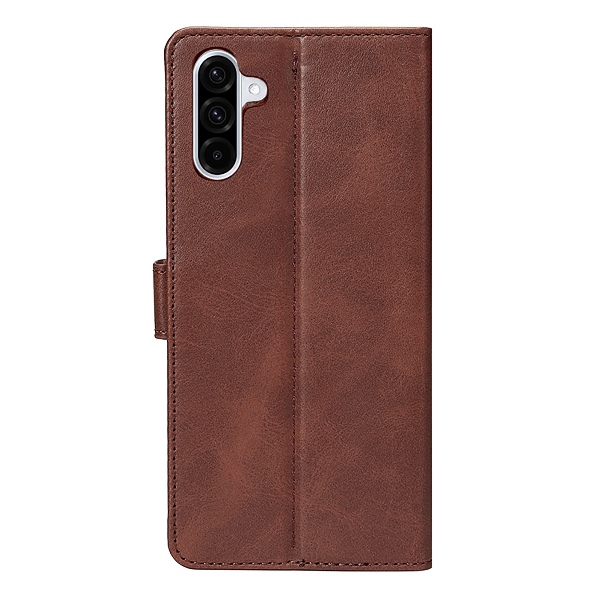 Rixus Bookcase For Samsung Galaxy A36, A37 Brown
