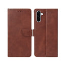 Rixus Bookcase For Samsung Galaxy A36 A366B Brown