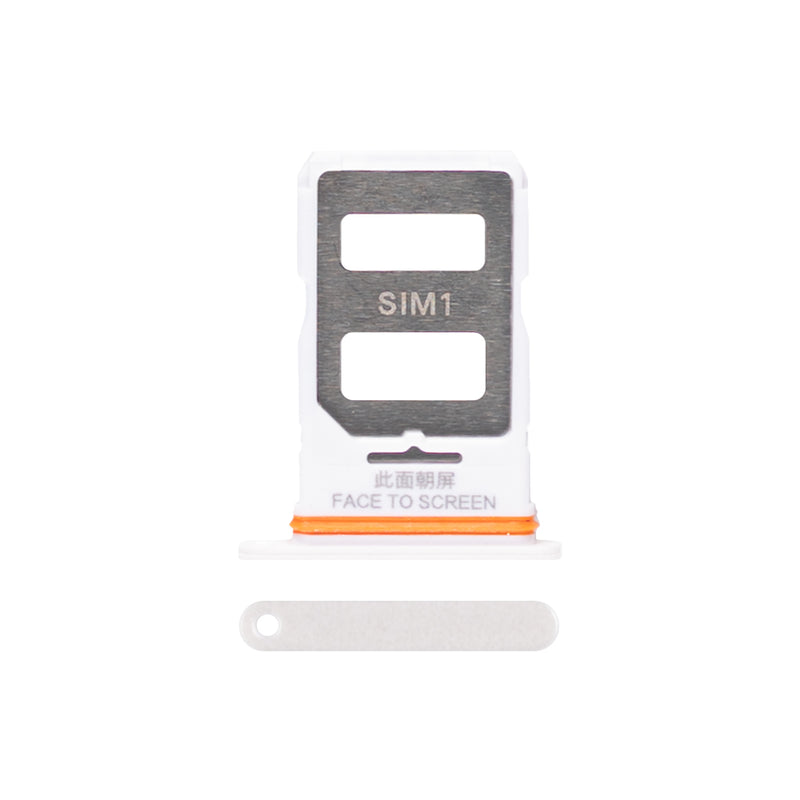 Xiaomi Poco X6 (23122PCD1G, 23122PCD1I) Sim Card Holder White OEM