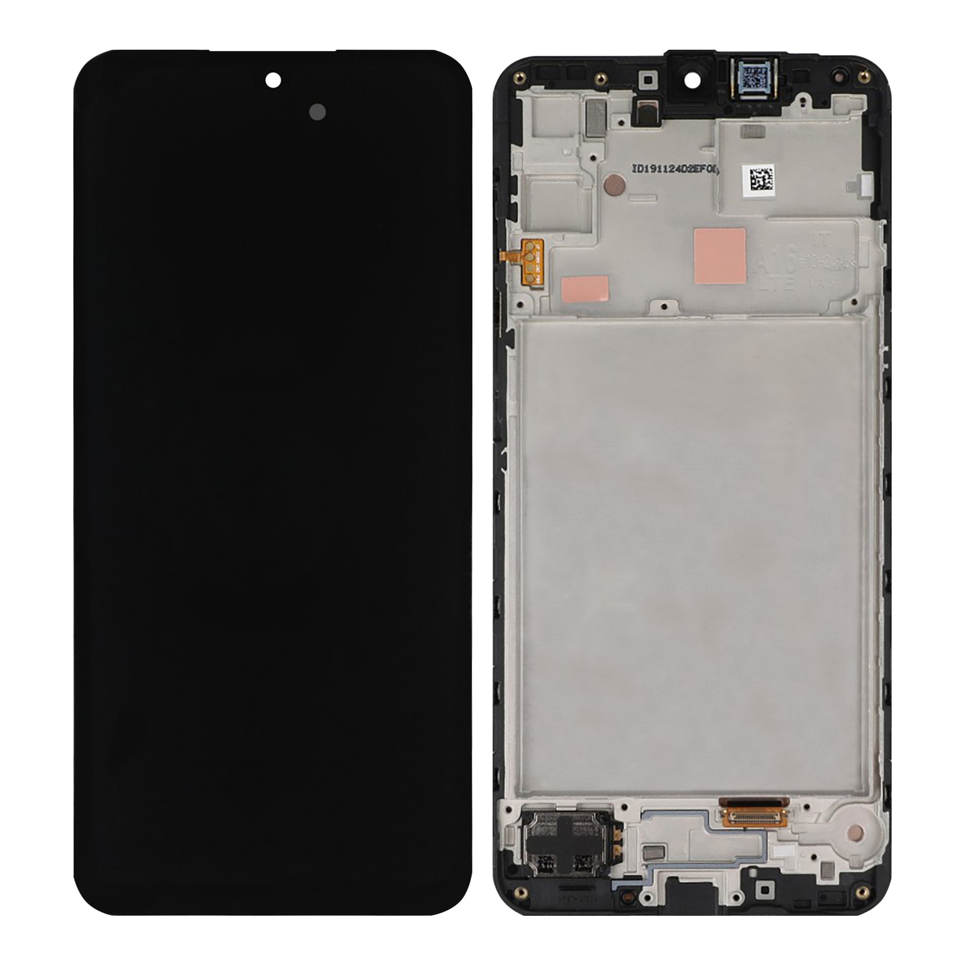 Samsung Galaxy A16 4G A165F Display And Digitizer With Frame Black Service Pack