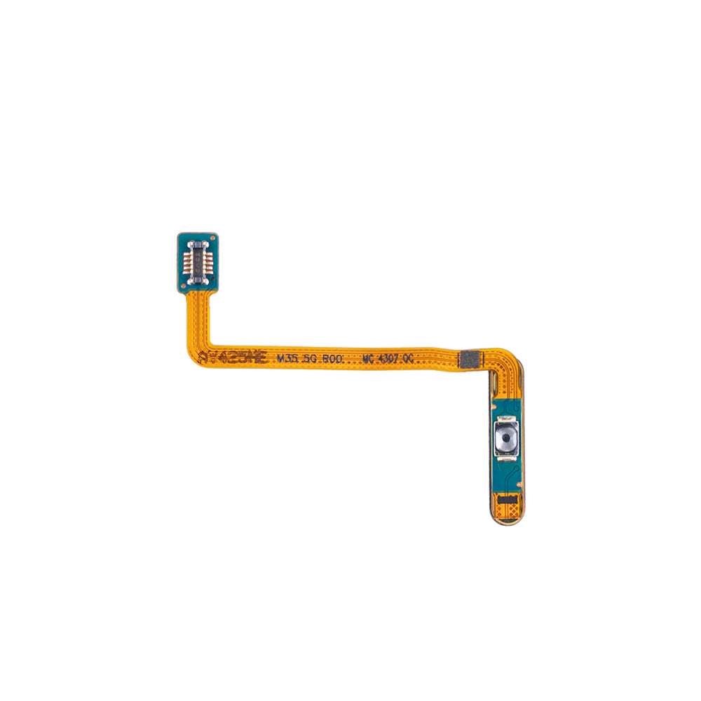 Samsung Galaxy M35 M356B Fingerprint Sensor Flex With Power Button Light Blue OEM