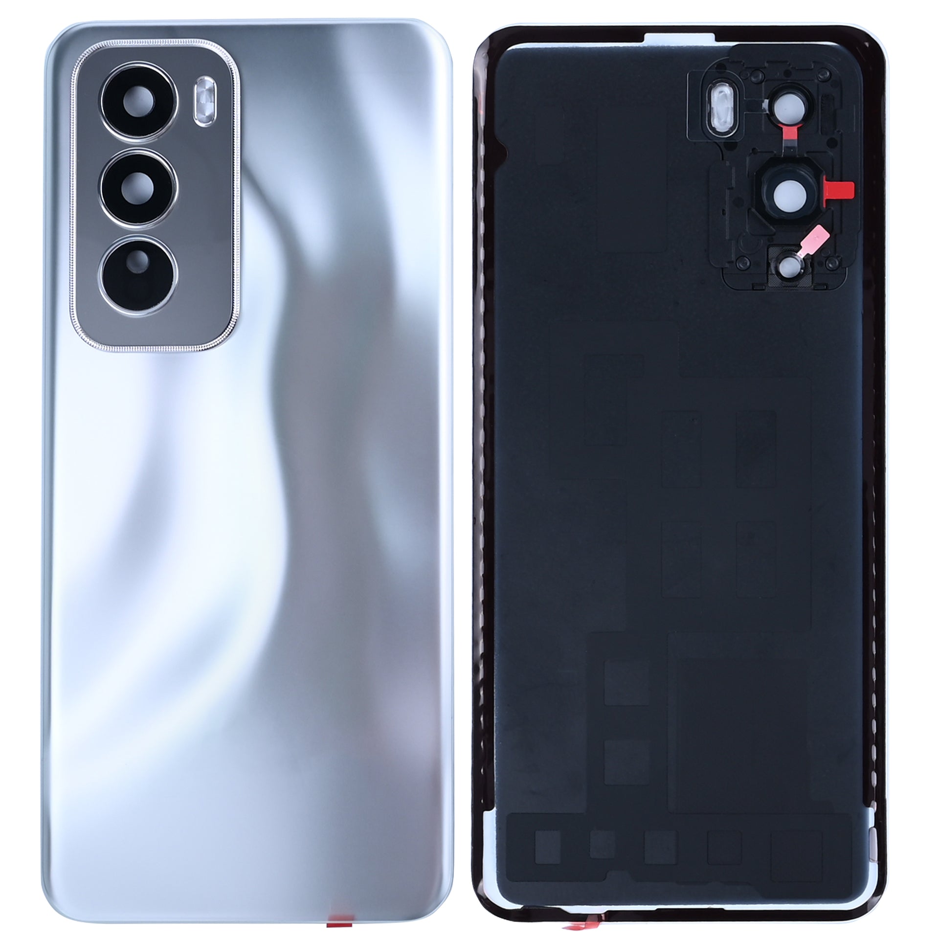 Oppo Reno12 Back Cover With Lens Astro Silve OEM