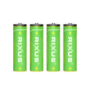 Rixus RXAA05 Rechargeable AA Battery 3000mWh With USB-C Cable 4-Pack