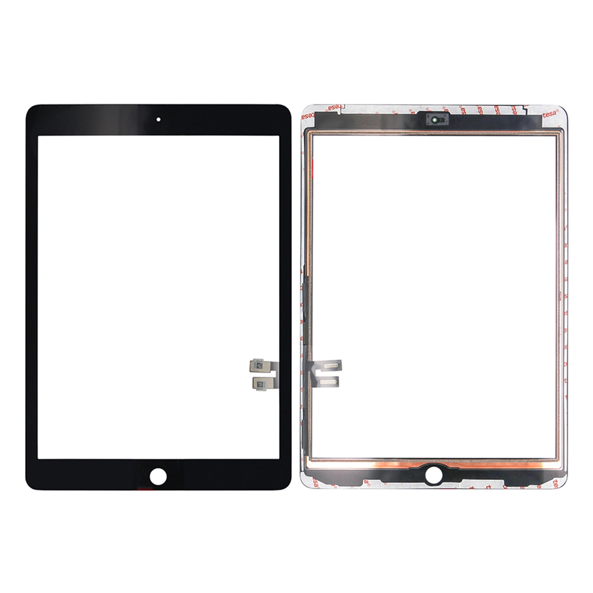 For Apple iPad 7 (2019), iPad 8 (2020) 10.2 inch Digitizer Black Pulled