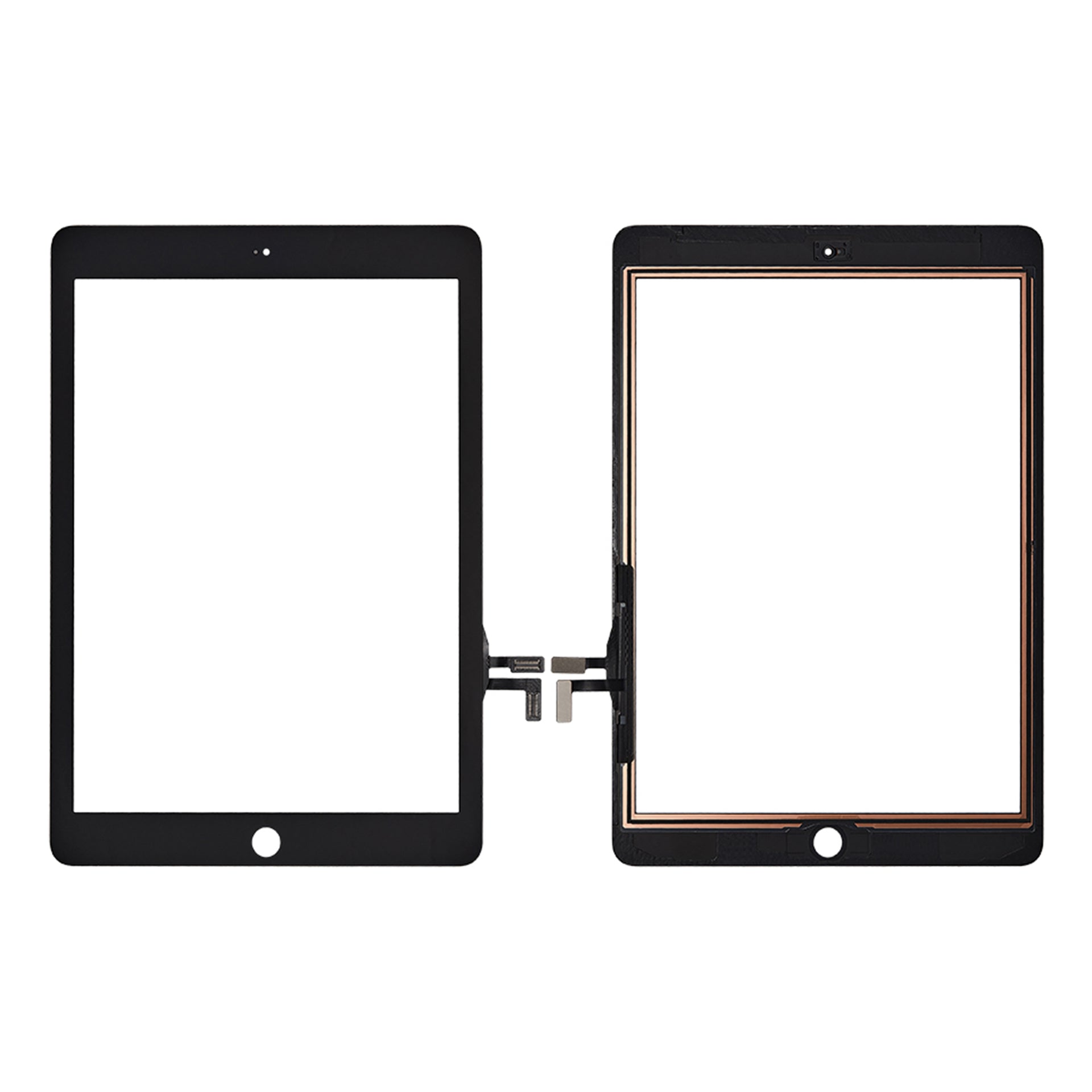 For Apple iPad Air (2013), iPad 5 (2017) 9.7 inch Digitizer Black Pulled
