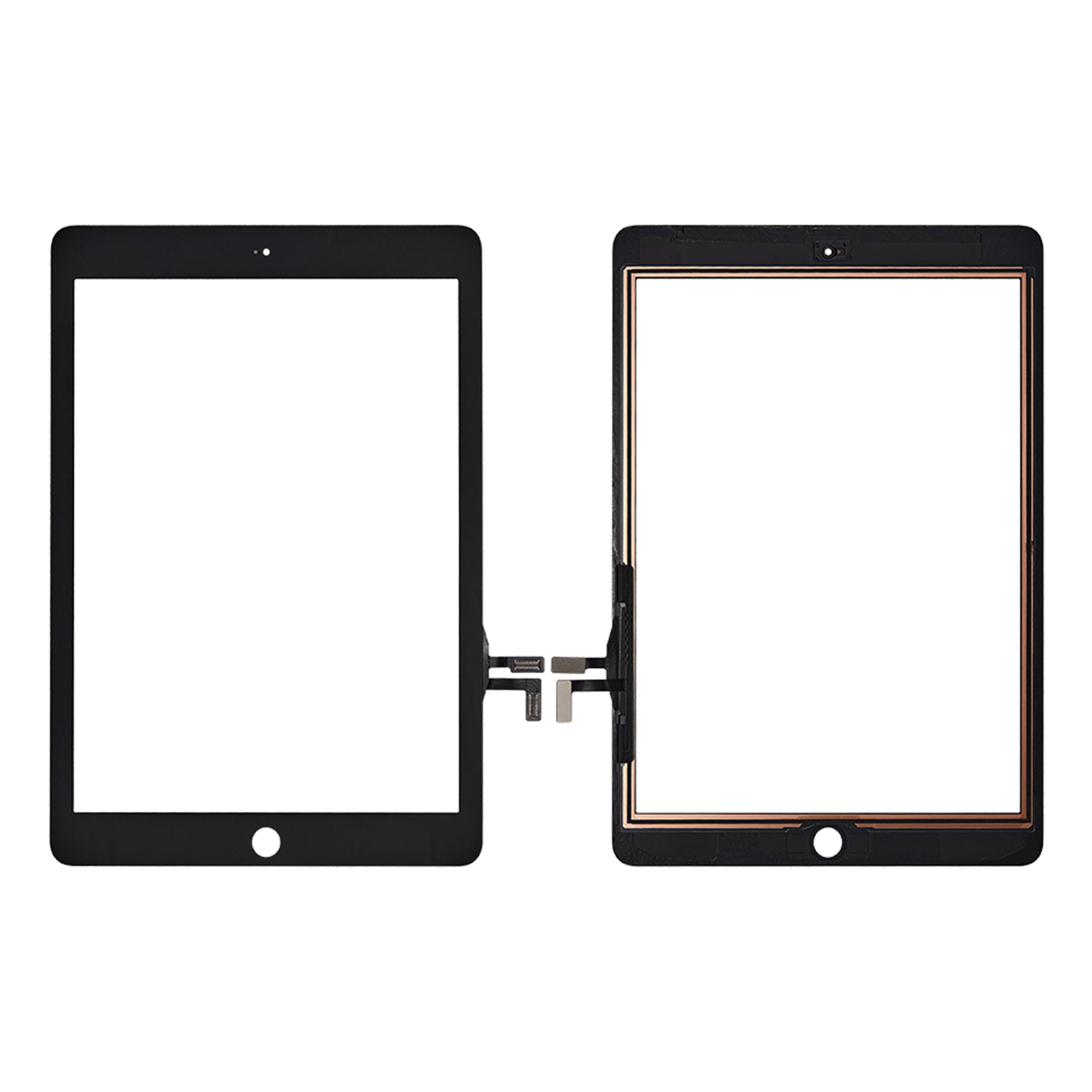 For Apple iPad Air (2013), iPad 5 (2017) 9.7 inch Digitizer Black Pulled
