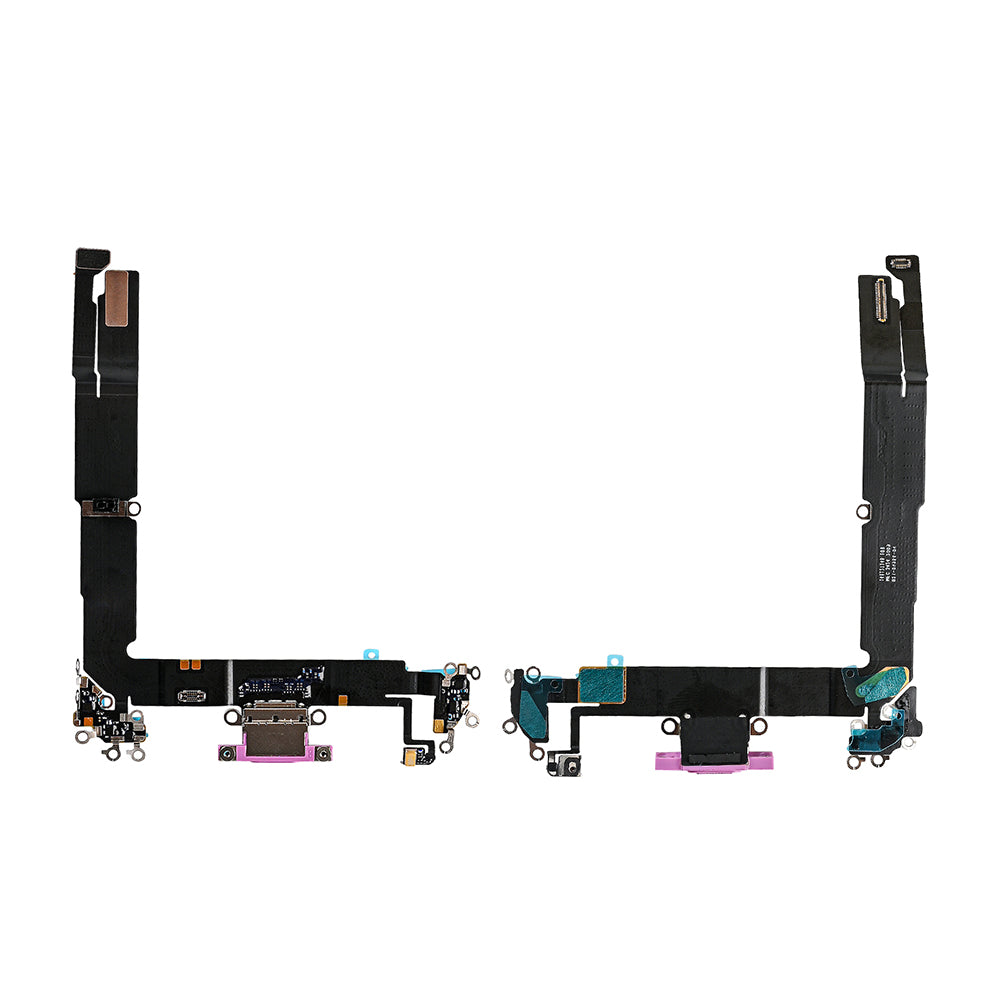 For Apple iPhone 16 Plus System Charging Flex Pink Pulled