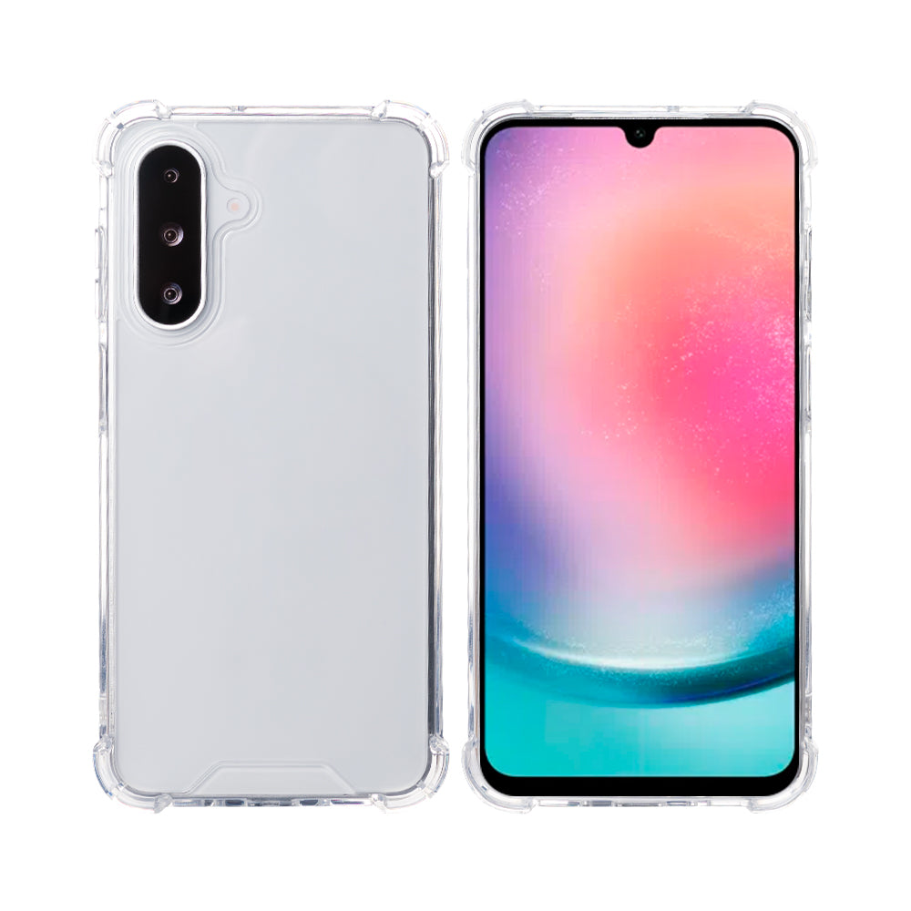 Rixus Anti-Burst Case For Samsung Galaxy A26, A17, A18 Transparent