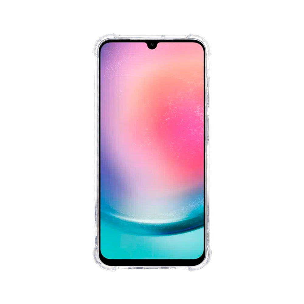 Rixus Anti-Burst Case With MagSafe Compatible For Samsung Galaxy A26, A17, A18 Transparent