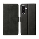 Rixus Bookcase For Samsung Galaxy A26, A17 Black