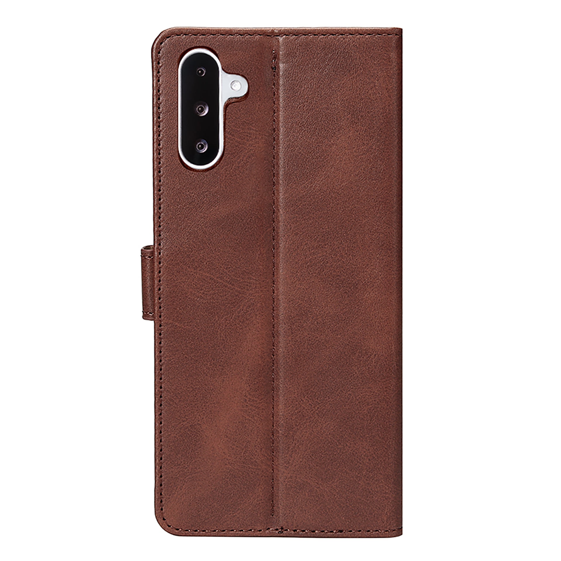 Rixus Bookcase For Samsung Galaxy A26, A17, A18 Brown