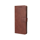 Rixus Bookcase For Samsung Galaxy A26, A17 Brown