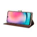 Rixus Bookcase For Samsung Galaxy A26, A17 Brown