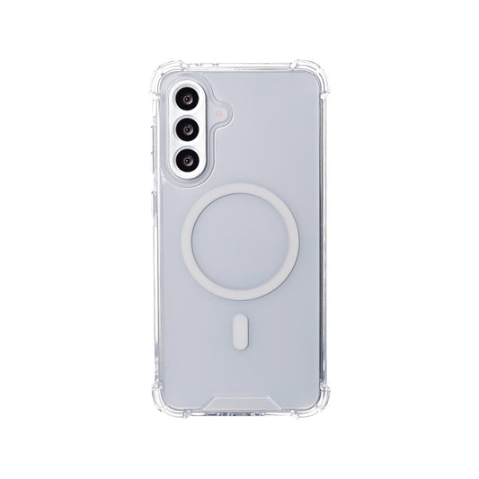 Rixus Anti-Burst Case With MagSafe Compatible For Samsung Galaxy A56 Transparent