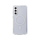 Rixus Anti-Burst Case With MagSafe Compatible For Samsung Galaxy A56 Transparent