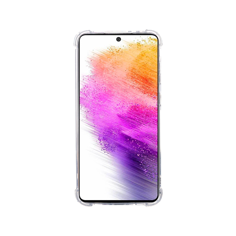 Rixus Anti-Burst Case With MagSafe Compatible For Samsung Galaxy A56 Transparent