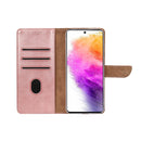Rixus Bookcase For Samsung Galaxy A56 Pink