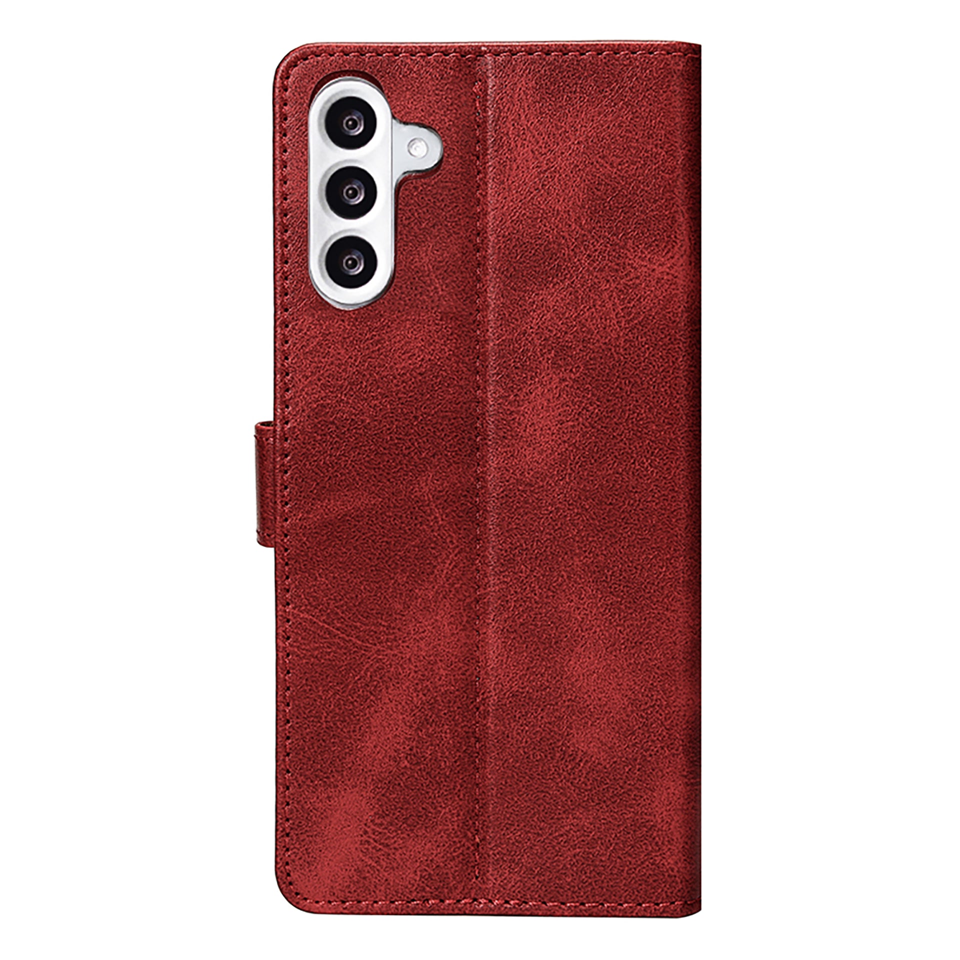 Rixus Bookcase For Samsung Galaxy A56 Dark Red