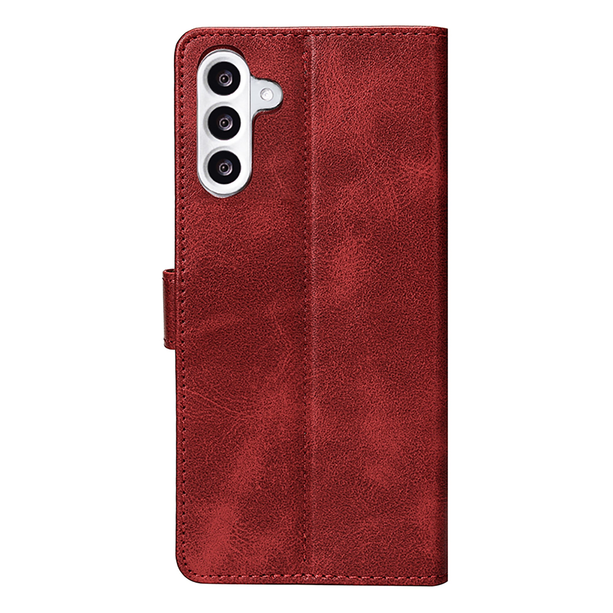 Rixus Bookcase For Samsung Galaxy A56 Dark Red