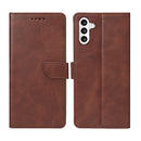 Rixus Bookcase For Samsung Galaxy A56 Brown