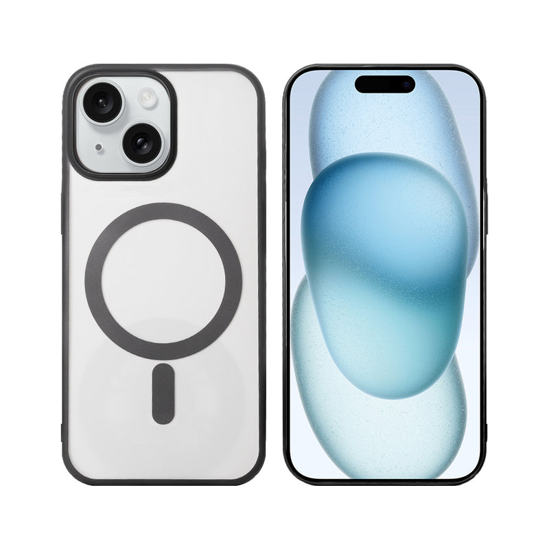 Rixus Instinct Mag Case For iPhone 15 Black