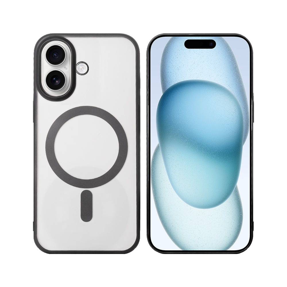 Rixus Instinct Mag Case For Apple iPhone 16 Plus Black