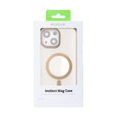 Rixus Instinct Mag Case For Apple iPhone 13, 14 Desert Titanium