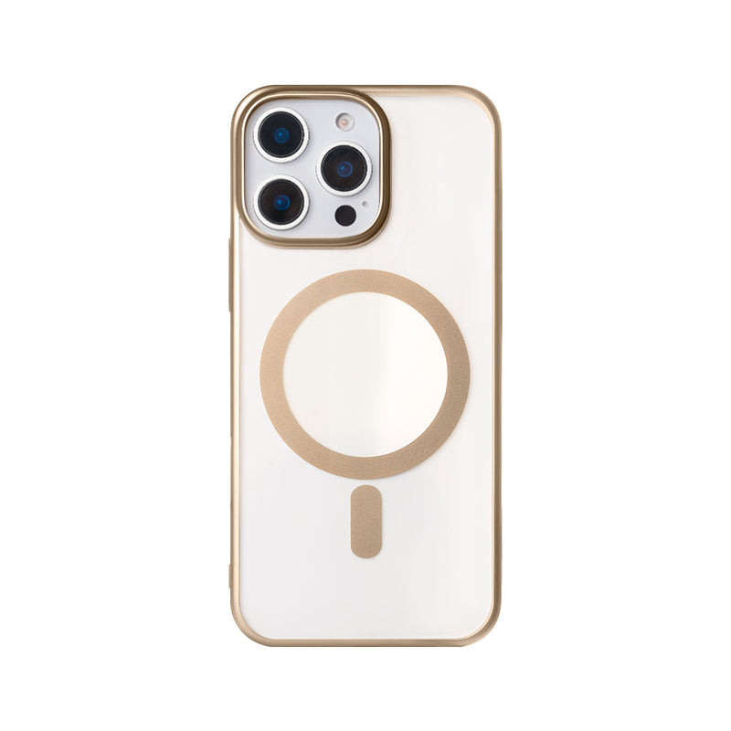 Rixus Instinct Mag Case For iPhone 16 Pro Max Desert Titanium