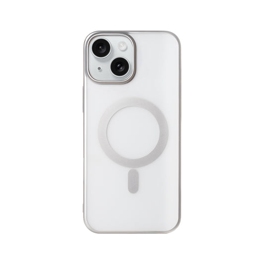 Rixus Instinct Mag Case For Apple iPhone 13, 14 Silver