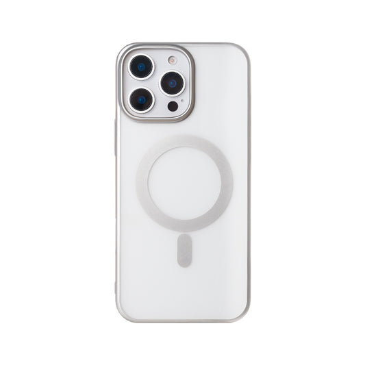 Rixus Instinct Mag Case For Apple iPhone 13 Pro Silver